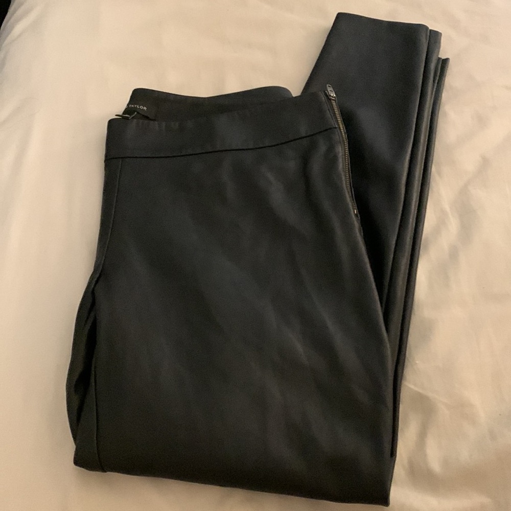 Ann Taylor Faux Leather Leggings